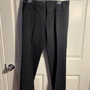 Maurice’s Black Dress Pants with Stripes